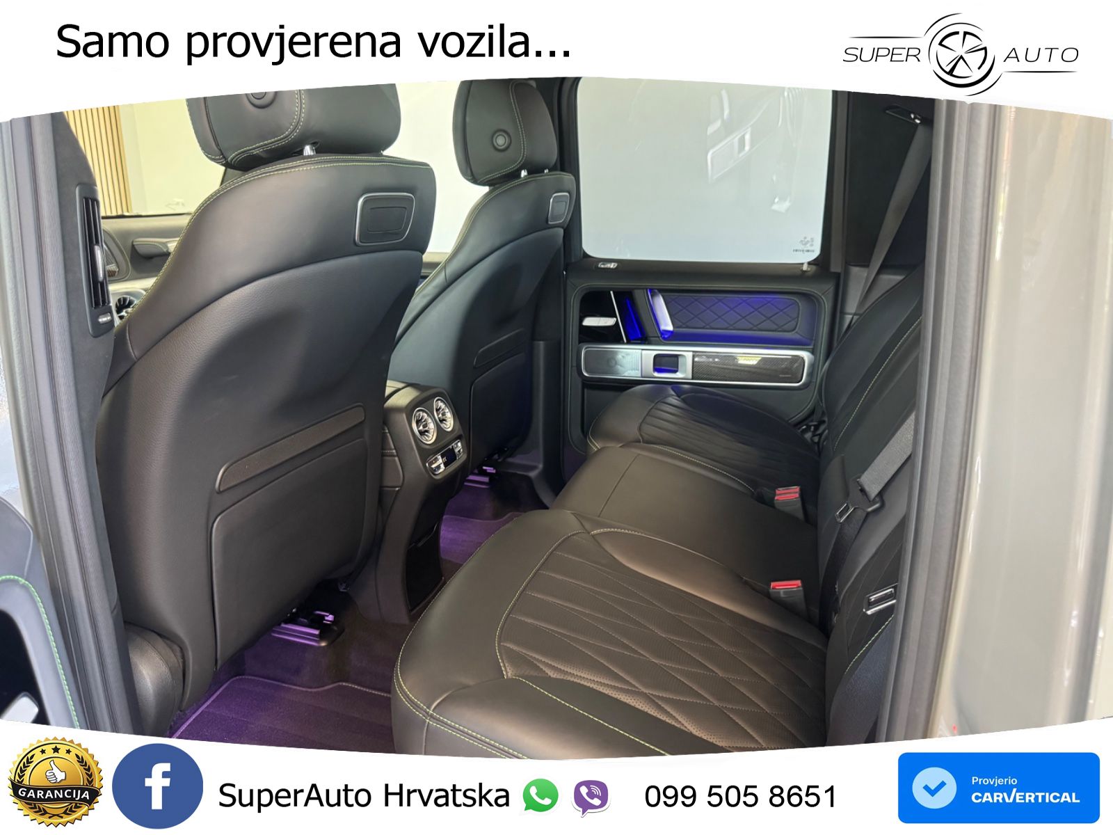Mercedes AMG G 63 Long V8 (585 KS) 4MATIC 9G-TRONIC AMG SPEEDSHIFT PLUS Superior ACC+GR SJED+360+PANO