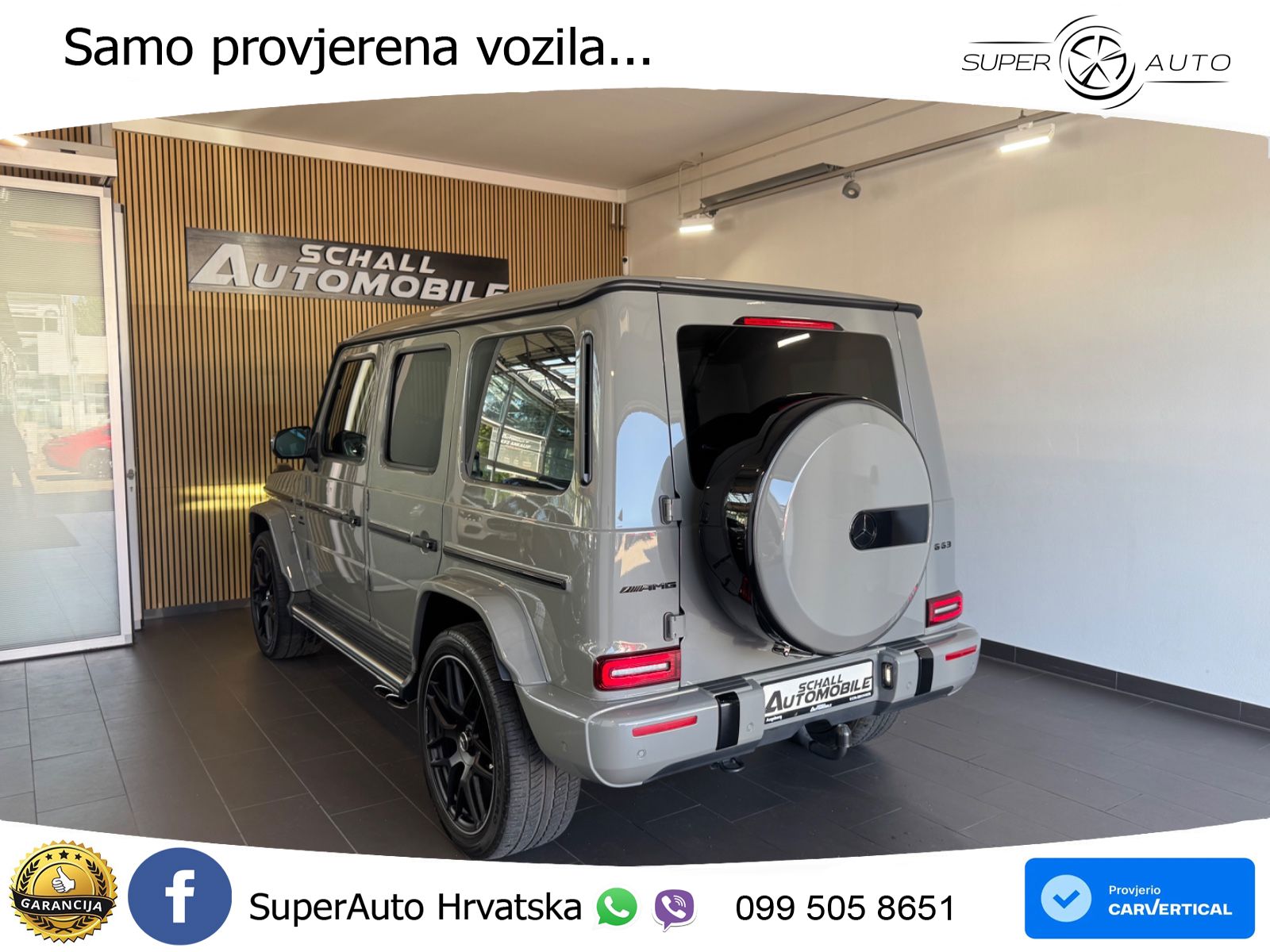 Mercedes AMG G 63 Long V8 (585 KS) 4MATIC 9G-TRONIC AMG SPEEDSHIFT PLUS Superior ACC+GR SJED+360+PANO