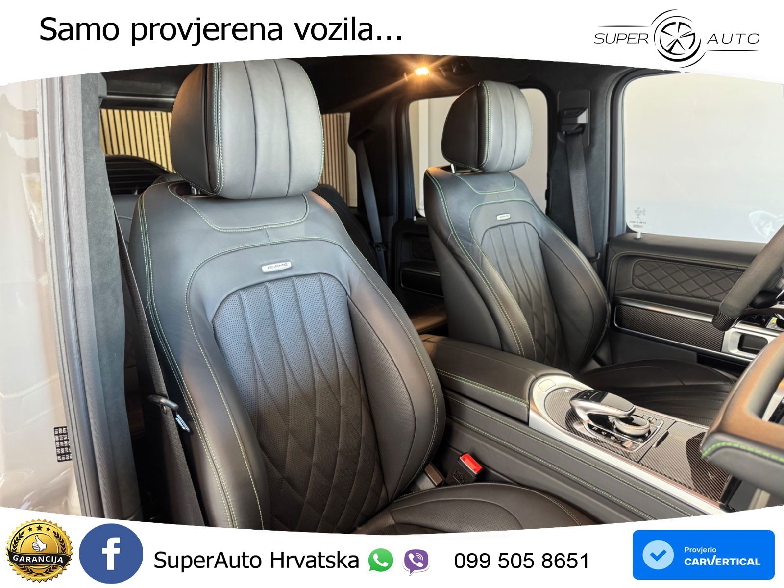 Mercedes AMG G 63 Long V8 (585 KS) 4MATIC 9G-TRONIC AMG SPEEDSHIFT PLUS Superior ACC+GR SJED+360+PANO