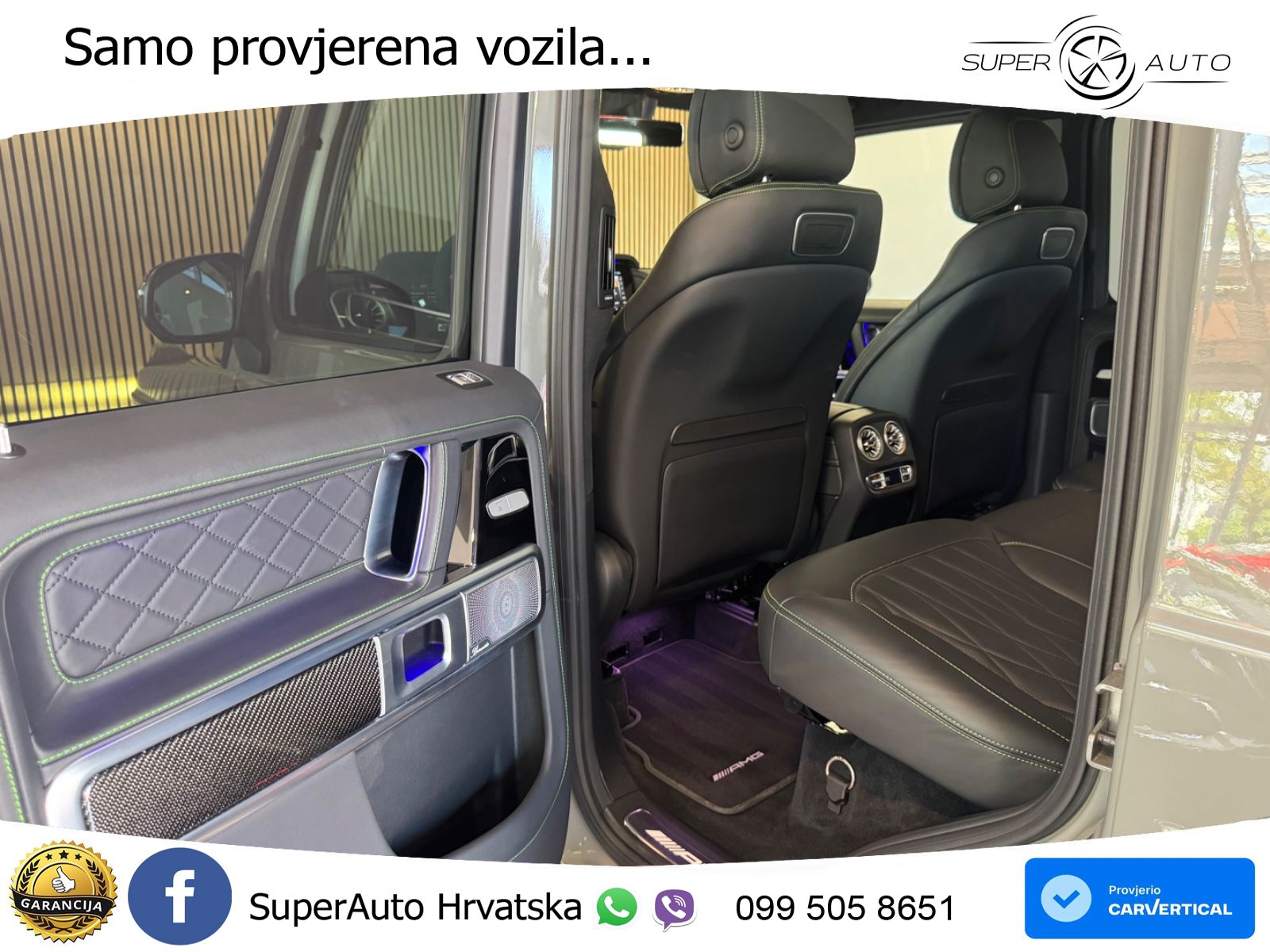 Mercedes AMG G 63 Long V8 (585 KS) 4MATIC 9G-TRONIC AMG SPEEDSHIFT PLUS Superior ACC+GR SJED+360+PANO