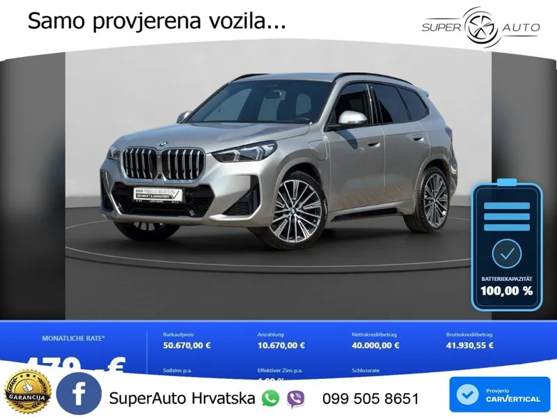 BMW X1 30e (326 KS) xDrive Steptronic LED+GR SJED+ACC