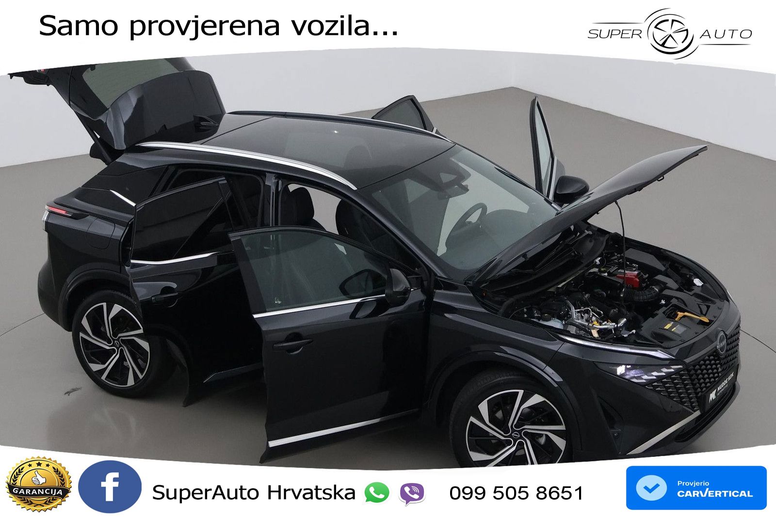 Nissan Qashqai 1.3 DIG-T (158 KS) Xtronic Tekna ACC+HEAD+GR SJED+360+PANO