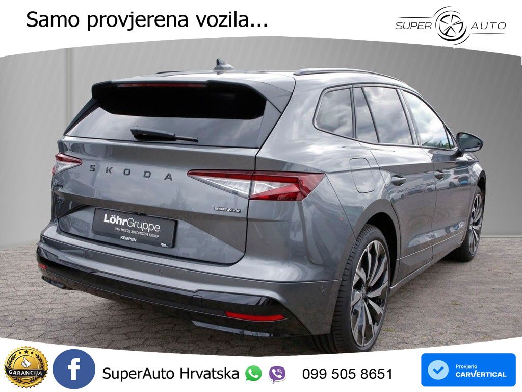 Škoda Enyaq 85x 82 kWh (286 KS) AWD SportLine ACC+HEAD+GR SJED+360+PANO