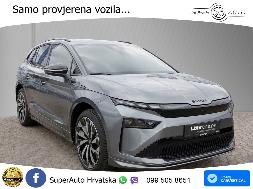 Škoda Enyaq 85x 82 kWh (286 KS) AWD SportLine ACC+HEAD+GR SJED+360+PANO