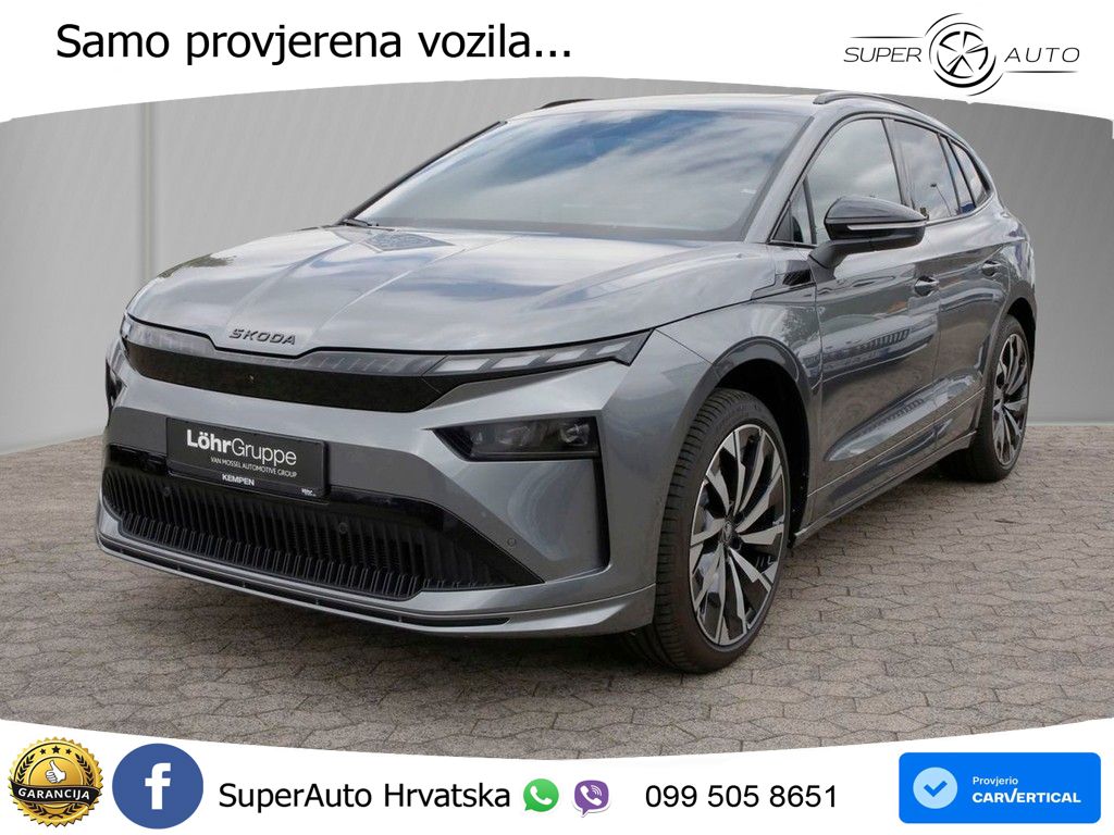 Škoda Enyaq 85x 82 kWh (286 KS) AWD SportLine ACC+HEAD+GR SJED+360+PANO