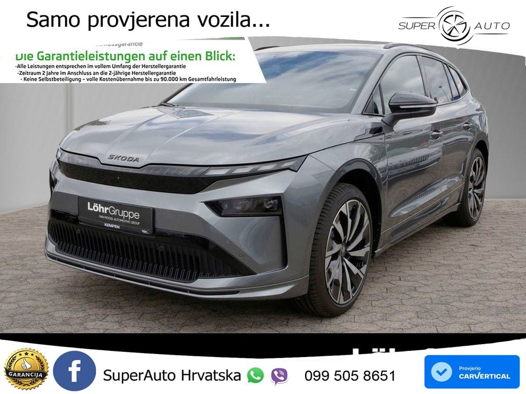 Škoda Enyaq 85x 82 kWh (286 KS) AWD SportLine ACC+HEAD+GR SJED+360+PANO