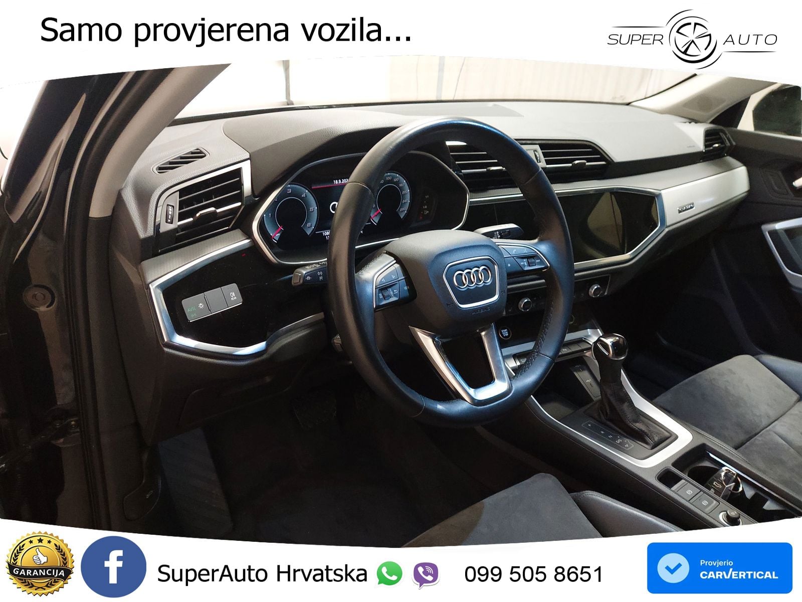Audi Q3 Sportback 40 TDI (200 KS) quattro S tronic S line LED+GR SJED+ACC