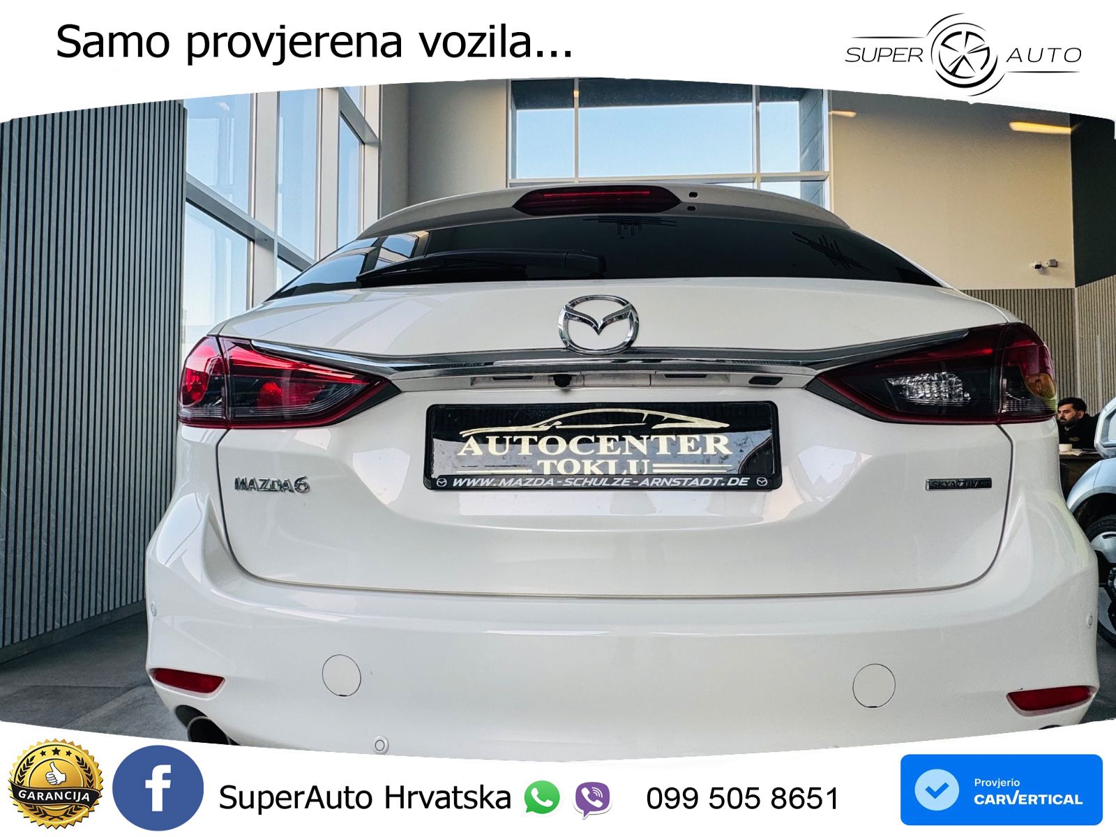 Mazda 6 Sport Combi 2.5 SKYACTIV-G (194 KS) SKYACTIV-Drive LED+GR SJED+ACC