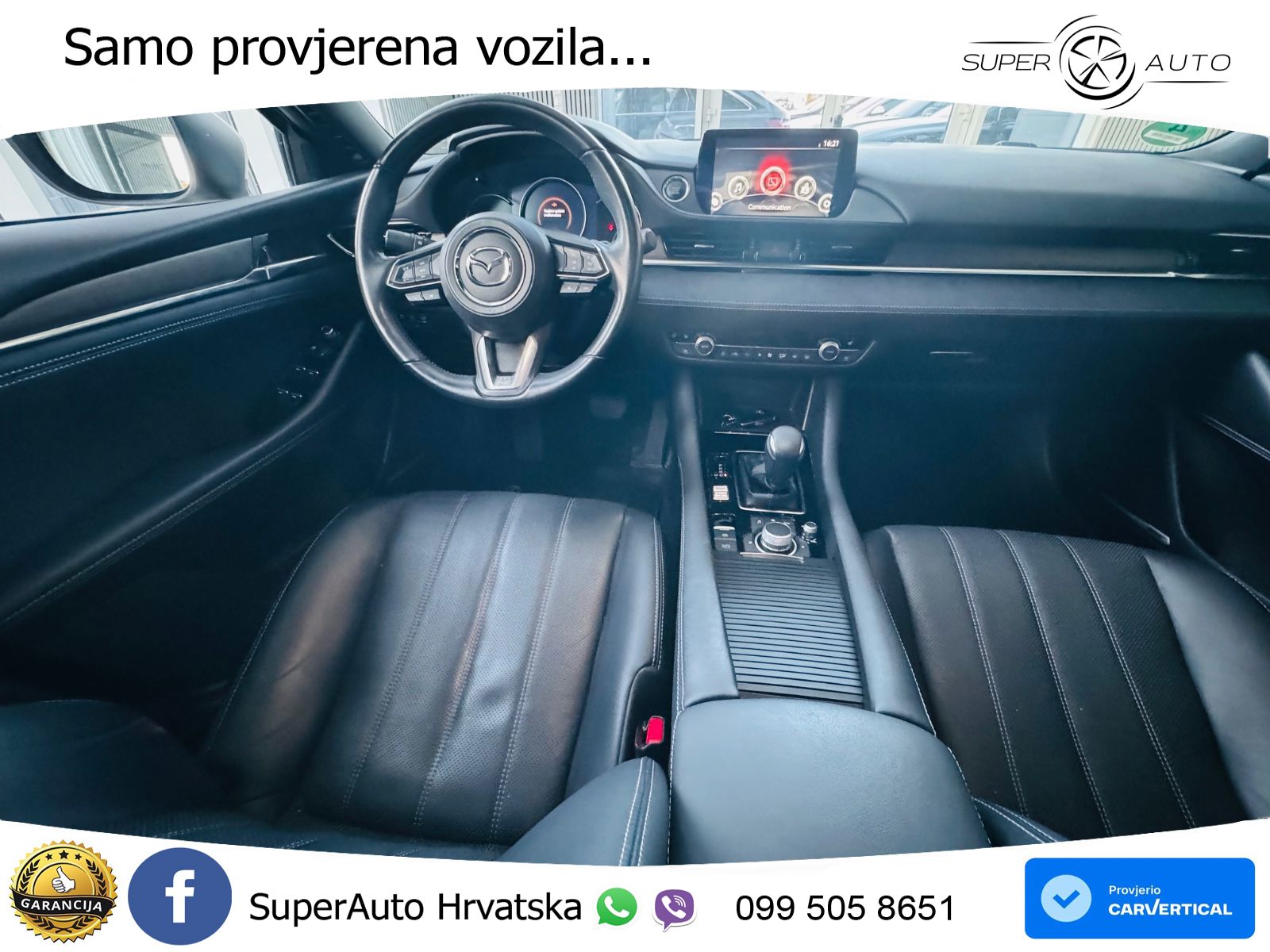 Mazda 6 Sport Combi 2.5 SKYACTIV-G (194 KS) SKYACTIV-Drive LED+GR SJED+ACC