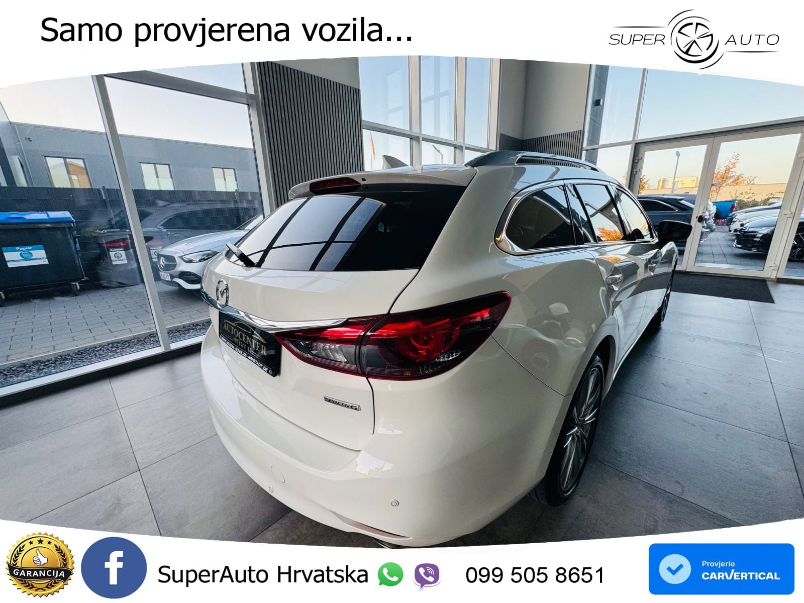 Mazda 6 Sport Combi 2.5 SKYACTIV-G (194 KS) SKYACTIV-Drive LED+GR SJED+ACC