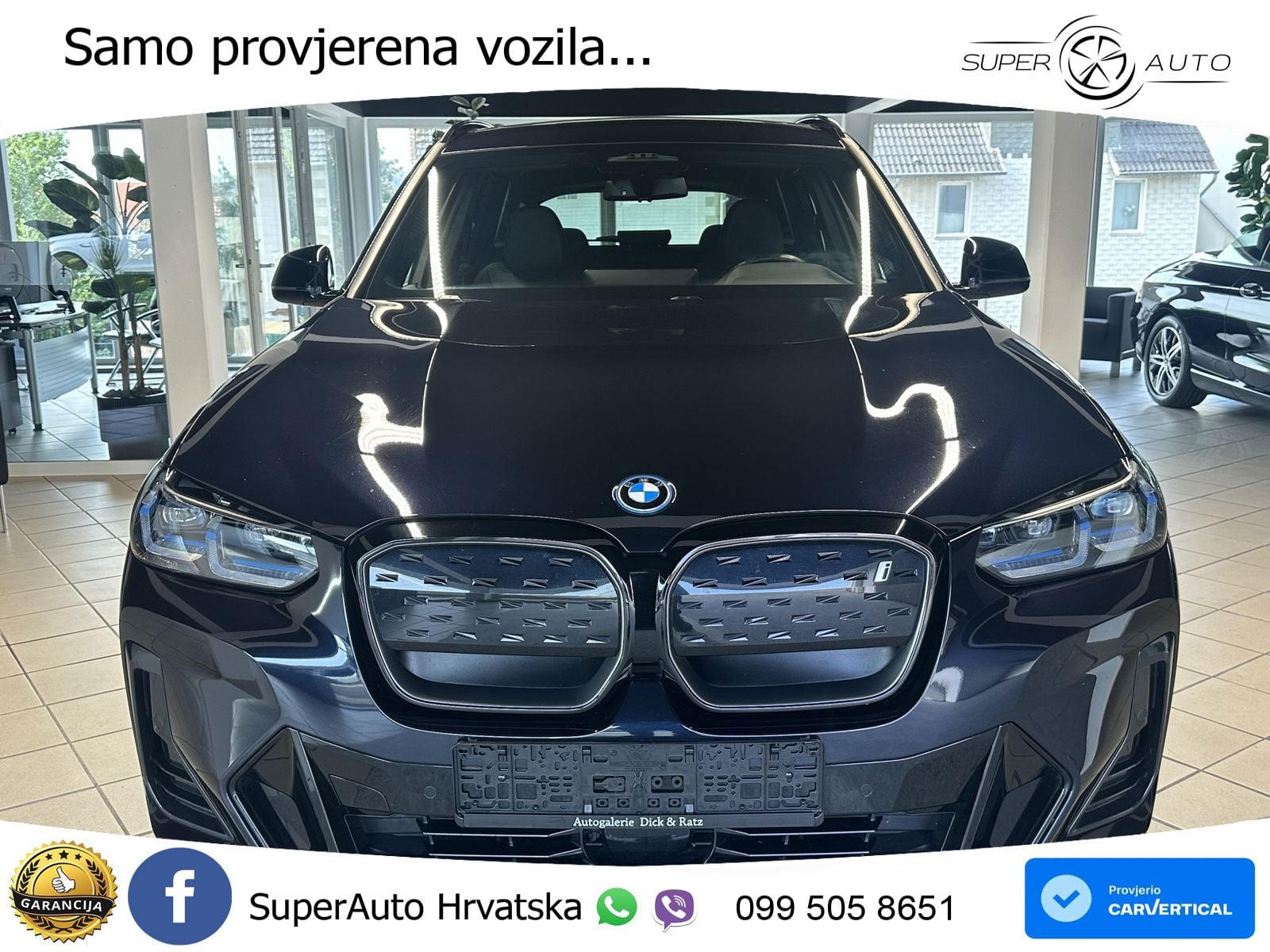 BMW iX3 80 kWh (286 KS) M Sport LED+GR SJED+ACC