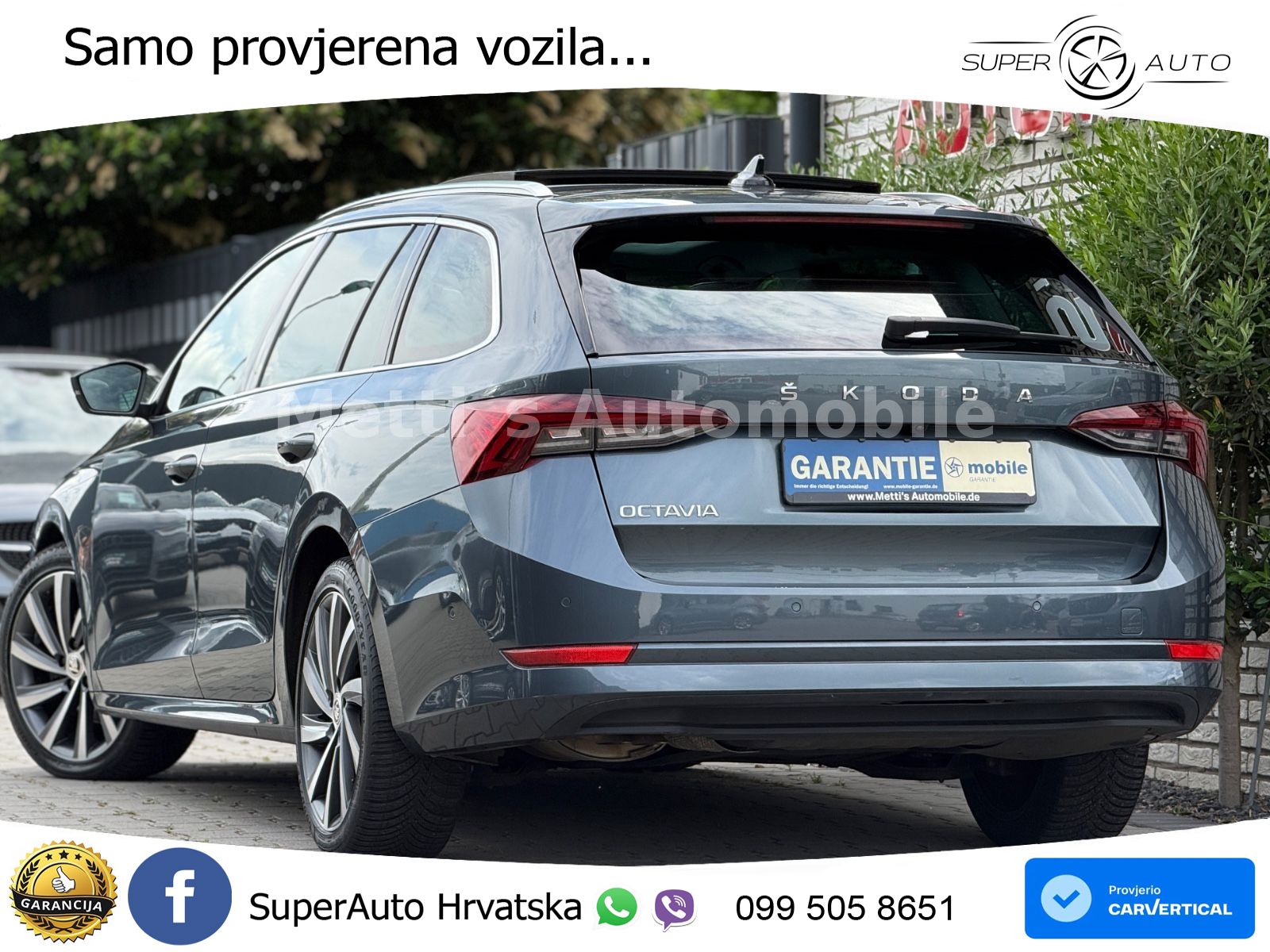 Škoda Octavia Combi 2.0 TDI (150 KS) DSG LED+GR SJED+ACC