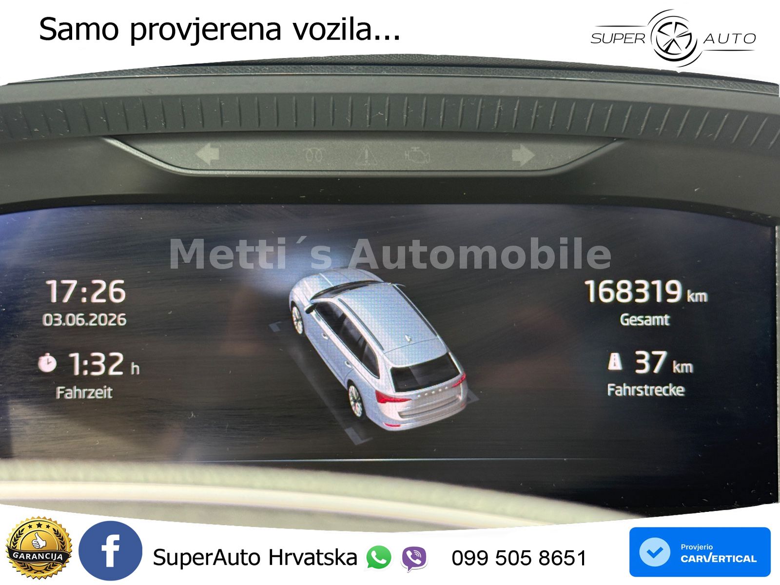 Škoda Octavia Combi 2.0 TDI (150 KS) DSG LED+GR SJED+ACC