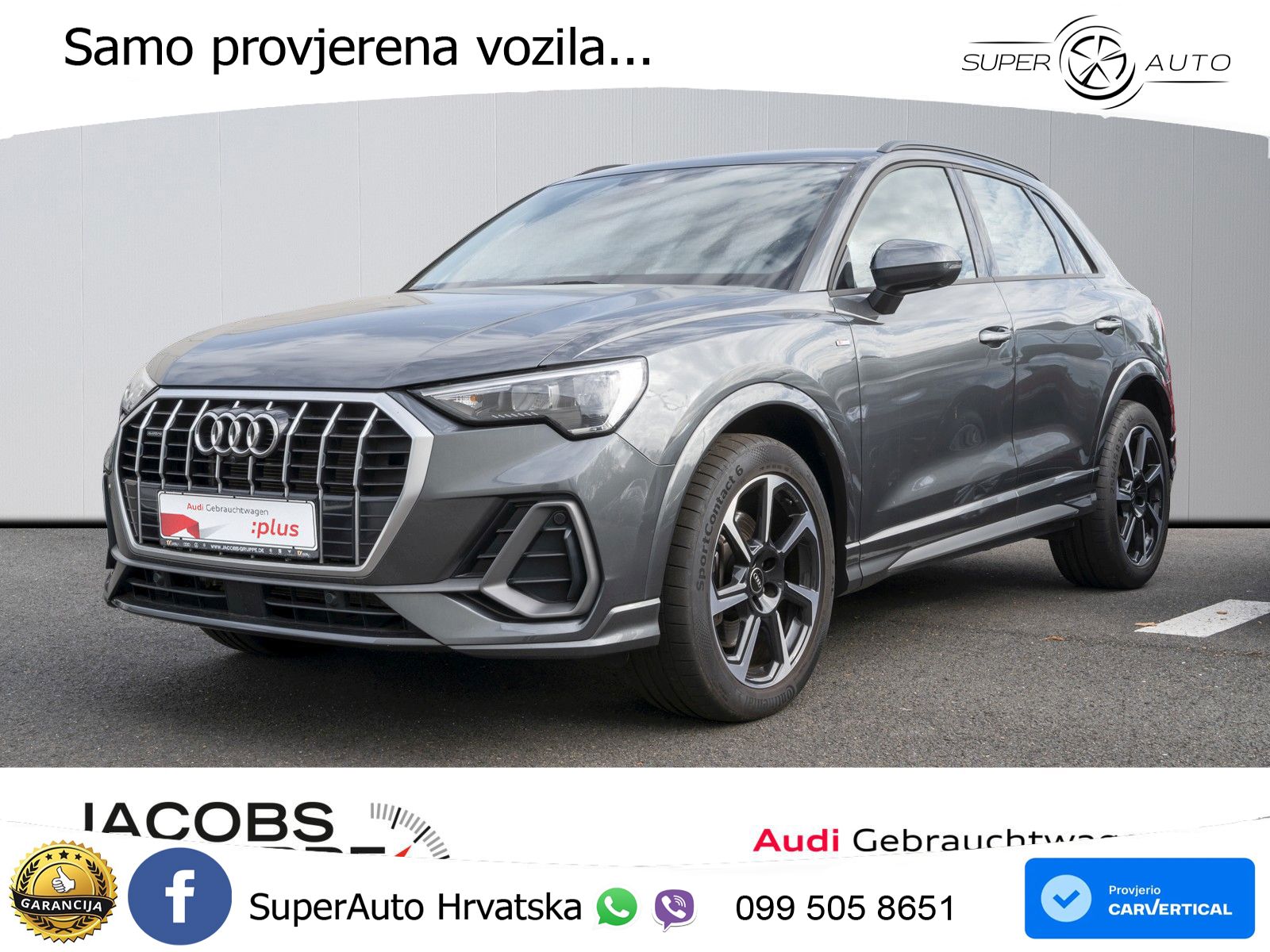 Audi Q3 40 TDI (200 KS) quattro S tronic S line LED+GR SJED+ACC