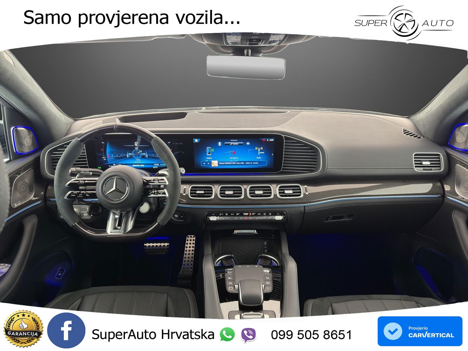 Mercedes-Benz GLS AMG GLS 63 V8 EQ Boost 4MATIC+ AMG SPEEDSHIFT TCT 9G ACC+HEAD+4xGR SJED+360+PANO