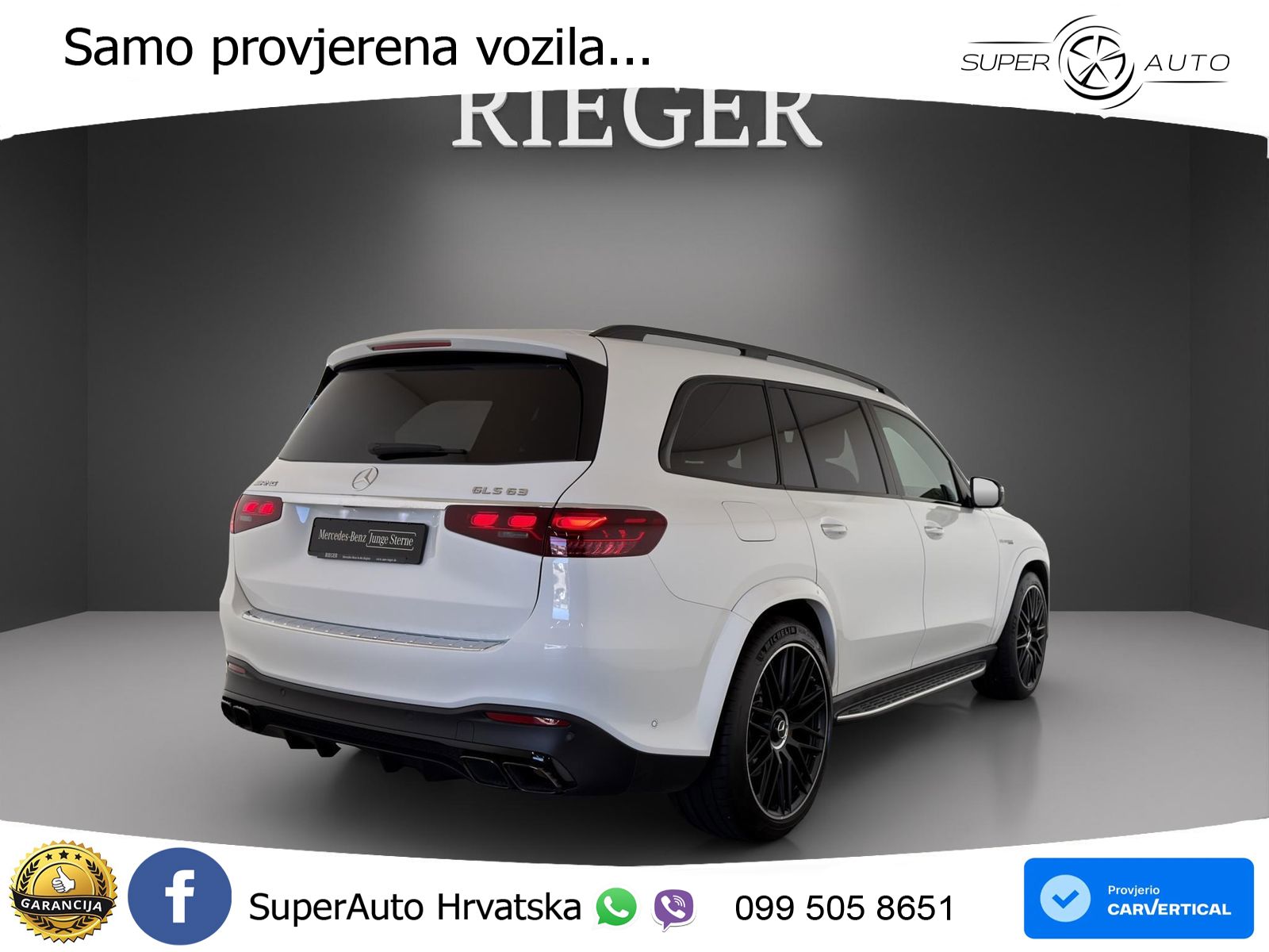 Mercedes-Benz GLS AMG GLS 63 V8 EQ Boost 4MATIC+ AMG SPEEDSHIFT TCT 9G ACC+HEAD+4xGR SJED+360+PANO