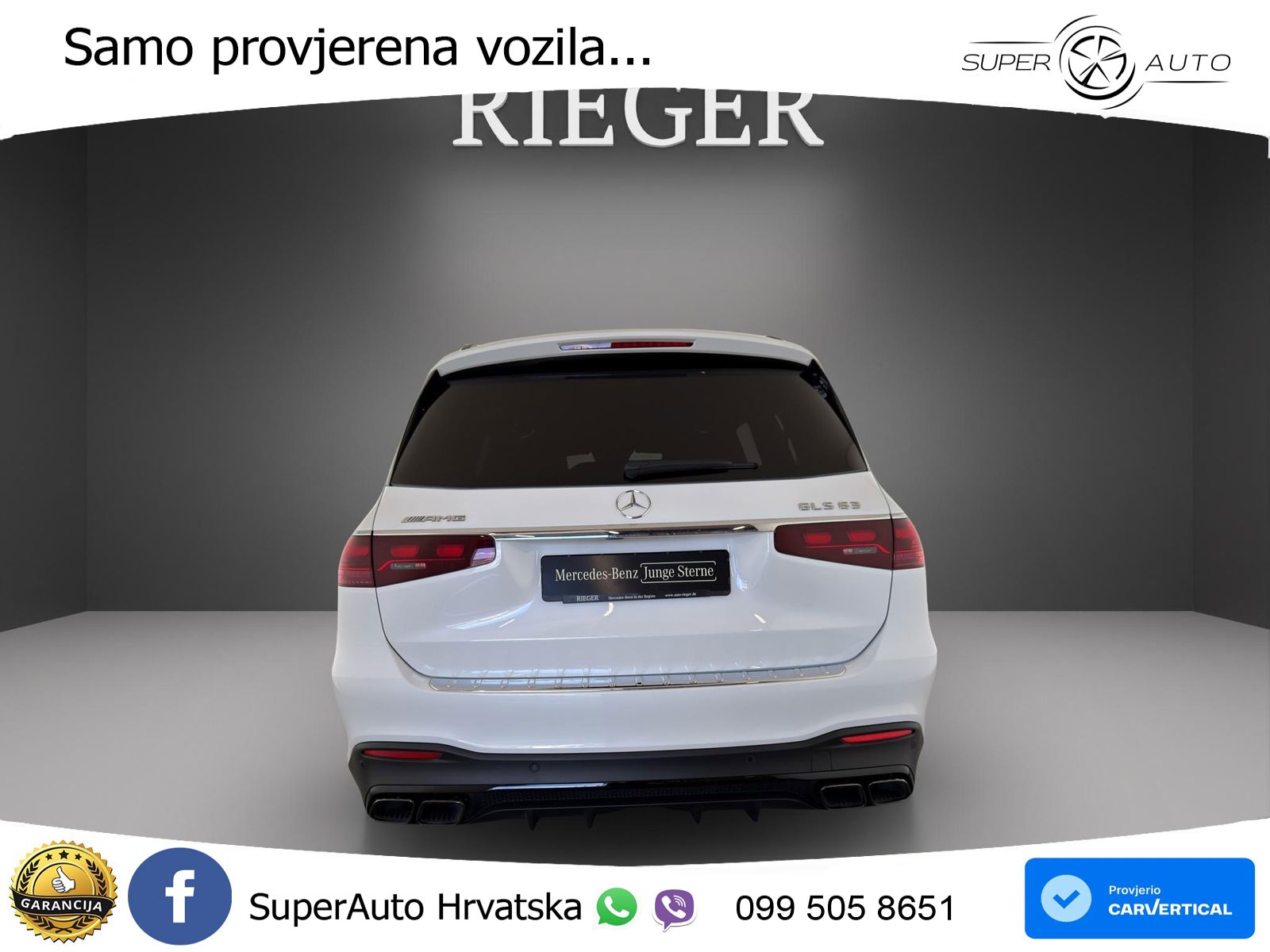 Mercedes-Benz GLS AMG GLS 63 V8 EQ Boost 4MATIC+ AMG SPEEDSHIFT TCT 9G ACC+HEAD+4xGR SJED+360+PANO