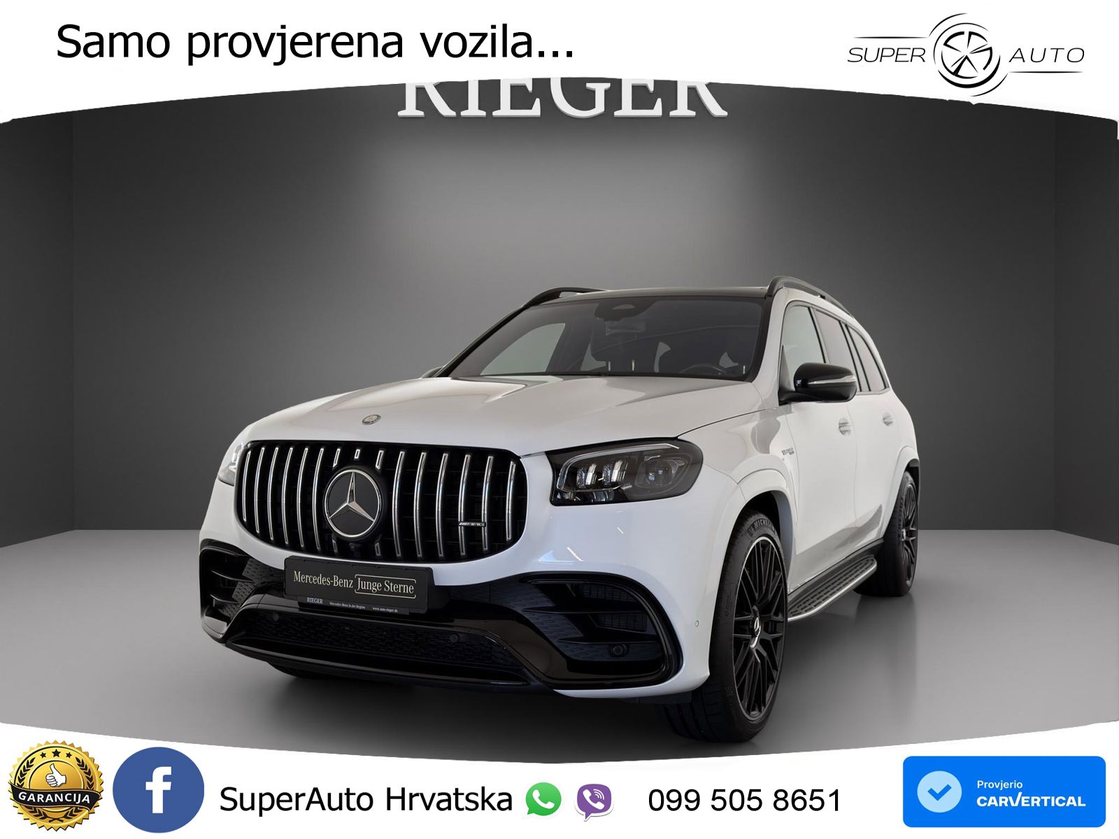 Mercedes-Benz GLS AMG GLS 63 V8 EQ Boost 4MATIC+ AMG SPEEDSHIFT TCT 9G ACC+HEAD+4xGR SJED+360+PANO