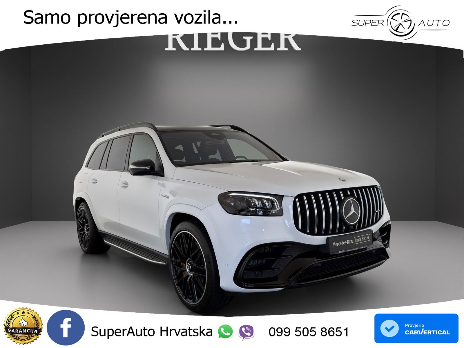 Mercedes-Benz GLS AMG GLS 63 V8 EQ Boost 4MATIC+ AMG SPEEDSHIFT TCT 9G ACC+HEAD+4xGR SJED+360+PANO