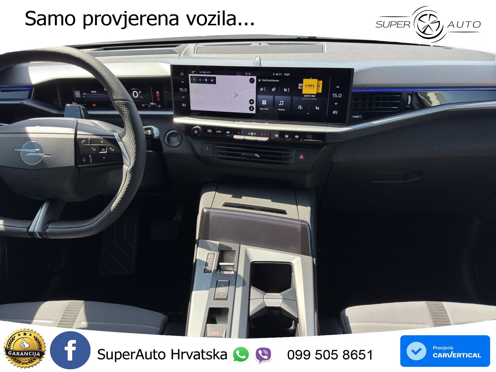 Opel Grandland 1.2 Turbo (145 KS) Hybrid eDCT Ultimate ACC+HEAD+GR SJED+360+PANO