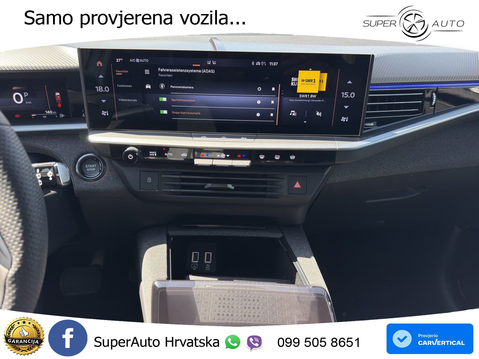 Opel Grandland 1.2 Turbo (145 KS) Hybrid eDCT Ultimate ACC+HEAD+GR SJED+360+PANO