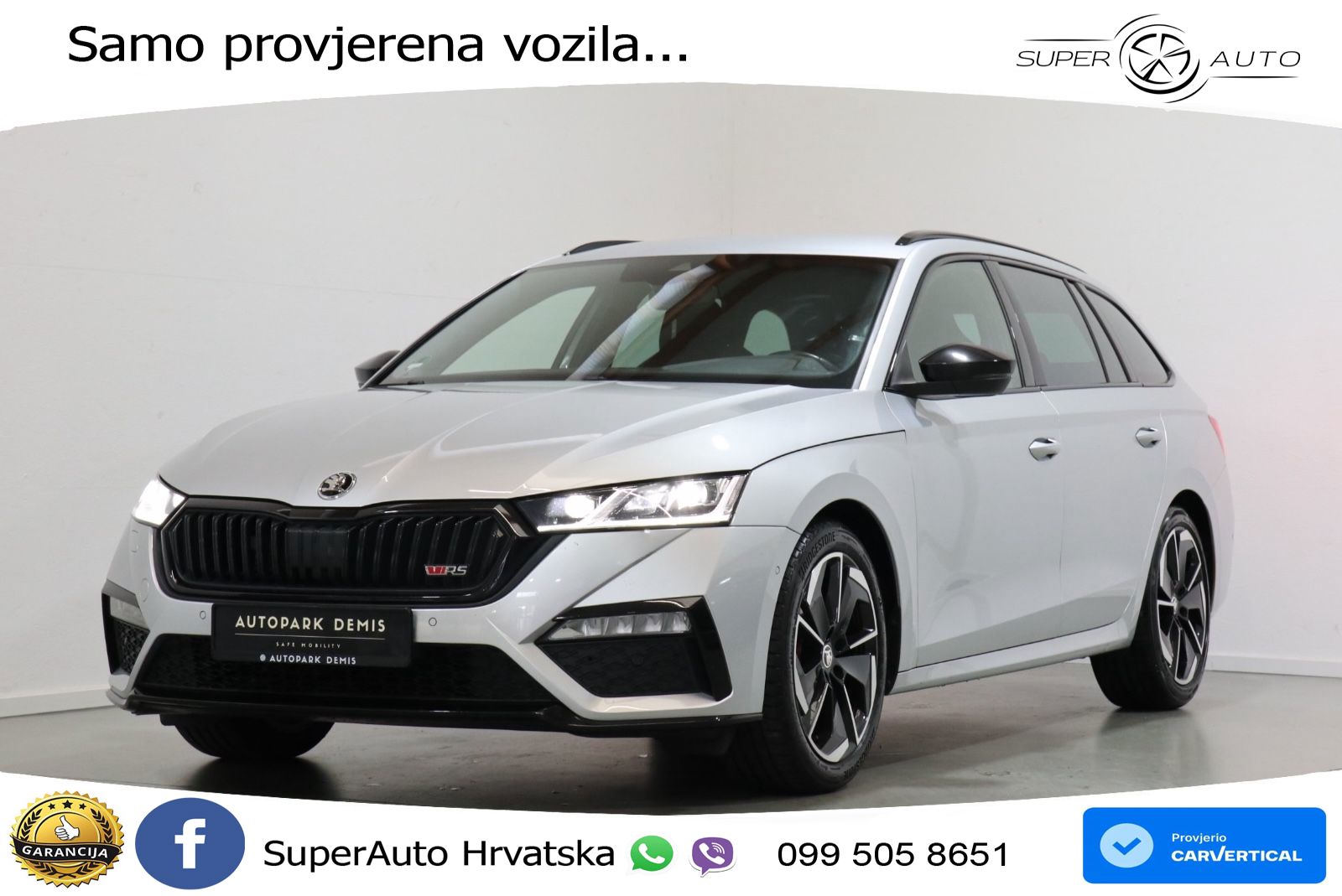 Škoda Octavia Combi RS 2.0 TDI (200 KS) DSG