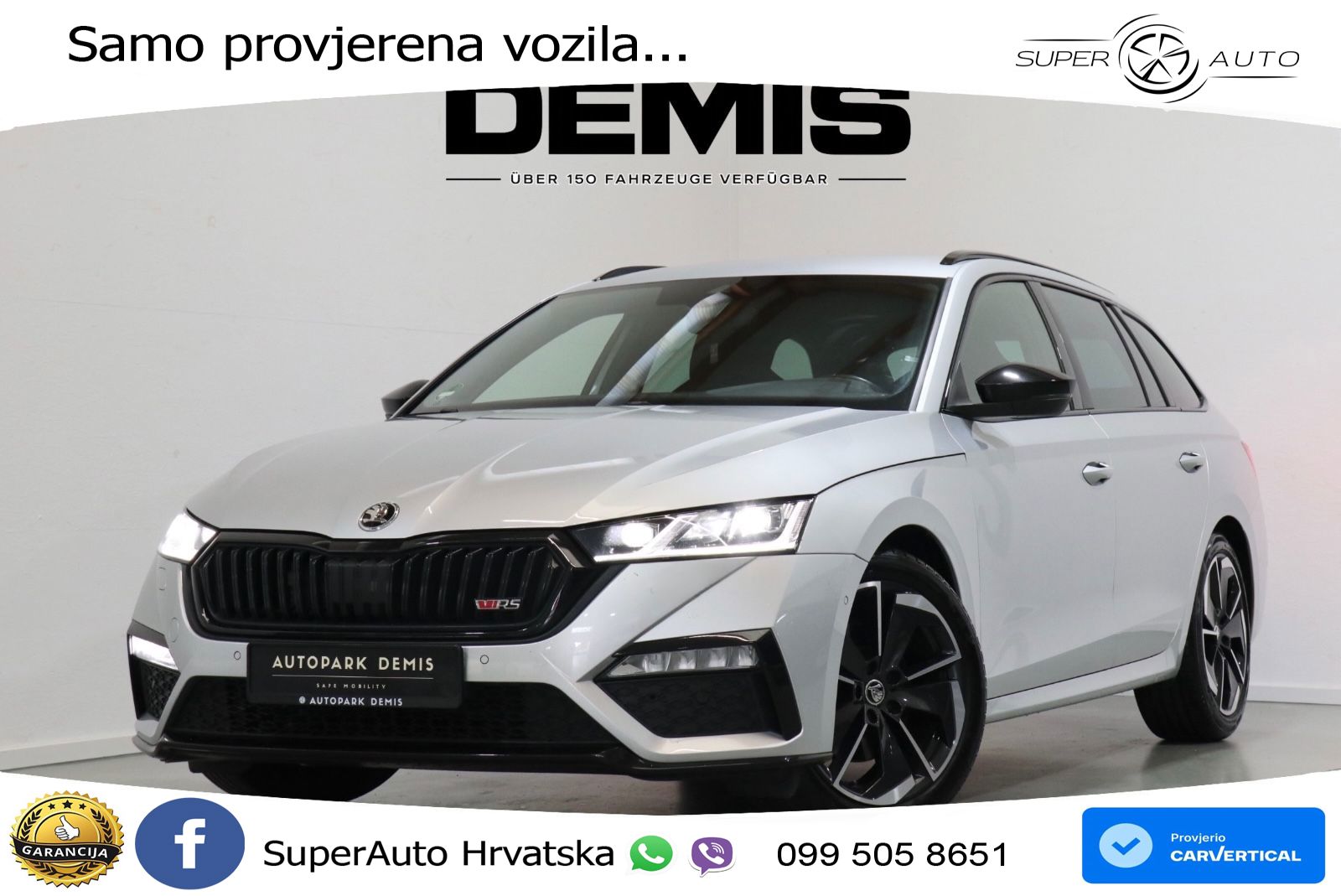 Škoda Octavia Combi RS 2.0 TDI (200 KS) DSG