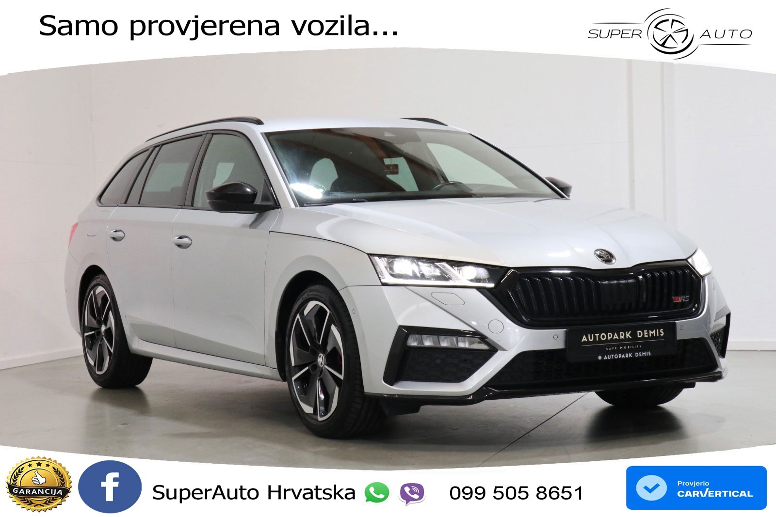 Škoda Octavia Combi RS 2.0 TDI (200 KS) DSG