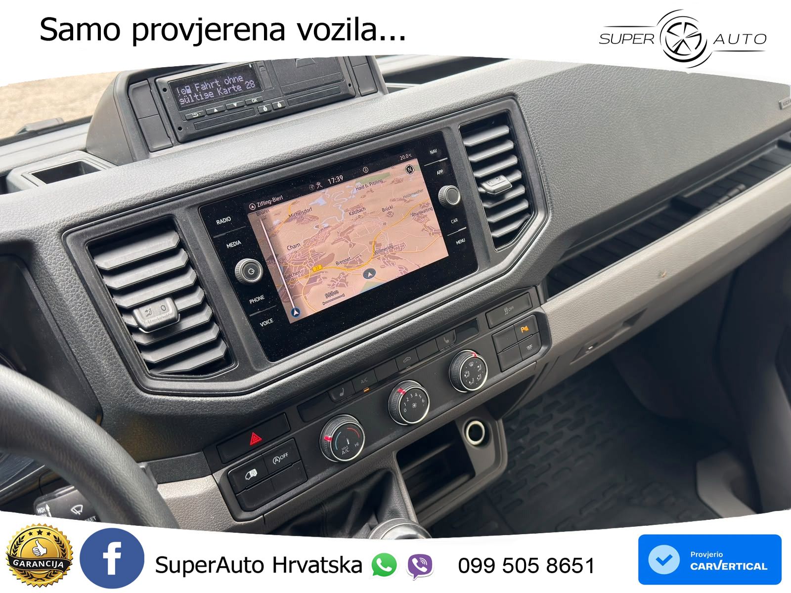 Volkswagen Crafter 35 L2H1 8FACH NAVI SHZ PDC TEMPO AHK 177 KS