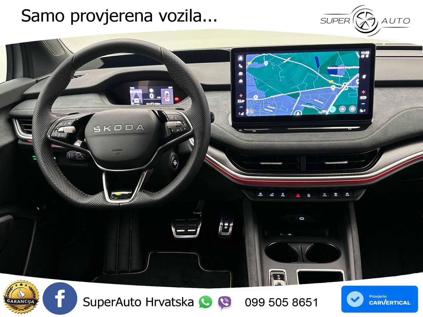 Škoda Enyaq iV RS 82 kWh (340 KS) AWD LED+GR SJED+ACC