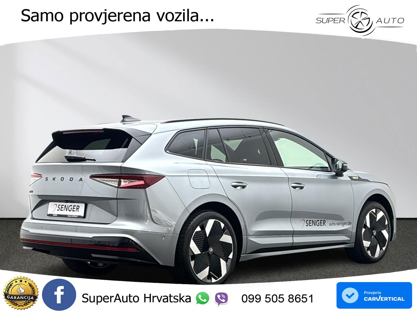 Škoda Enyaq iV RS 82 kWh (340 KS) AWD LED+GR SJED+ACC