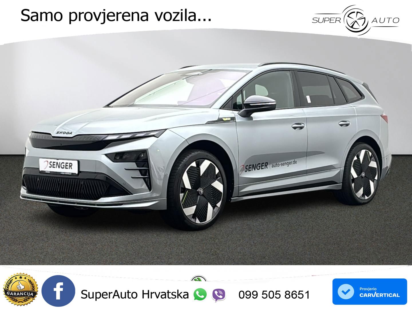 Škoda Enyaq iV RS 82 kWh (340 KS) AWD LED+GR SJED+ACC