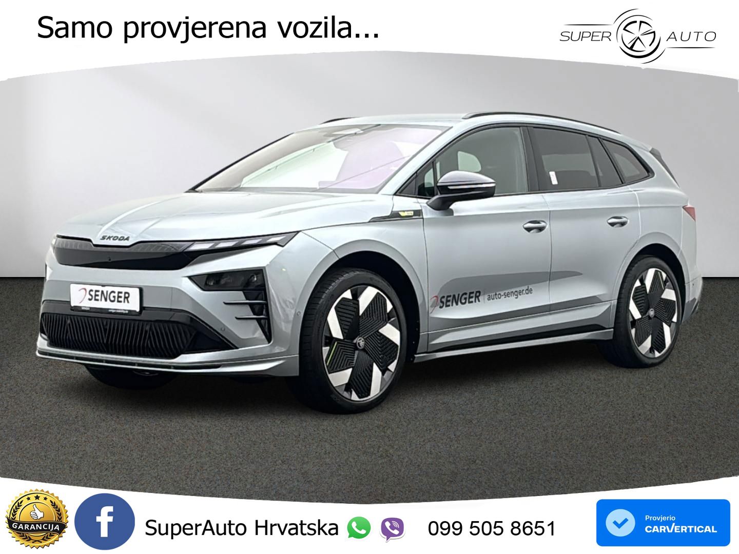 Škoda Enyaq iV RS 82 kWh (340 KS) AWD LED+GR SJED+ACC