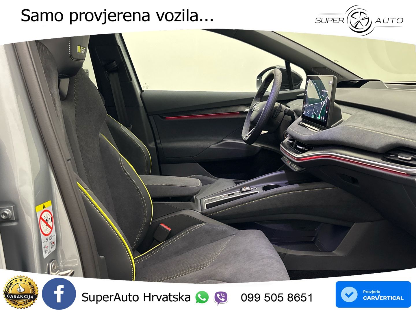 Škoda Enyaq iV RS 82 kWh (340 KS) AWD LED+GR SJED+ACC