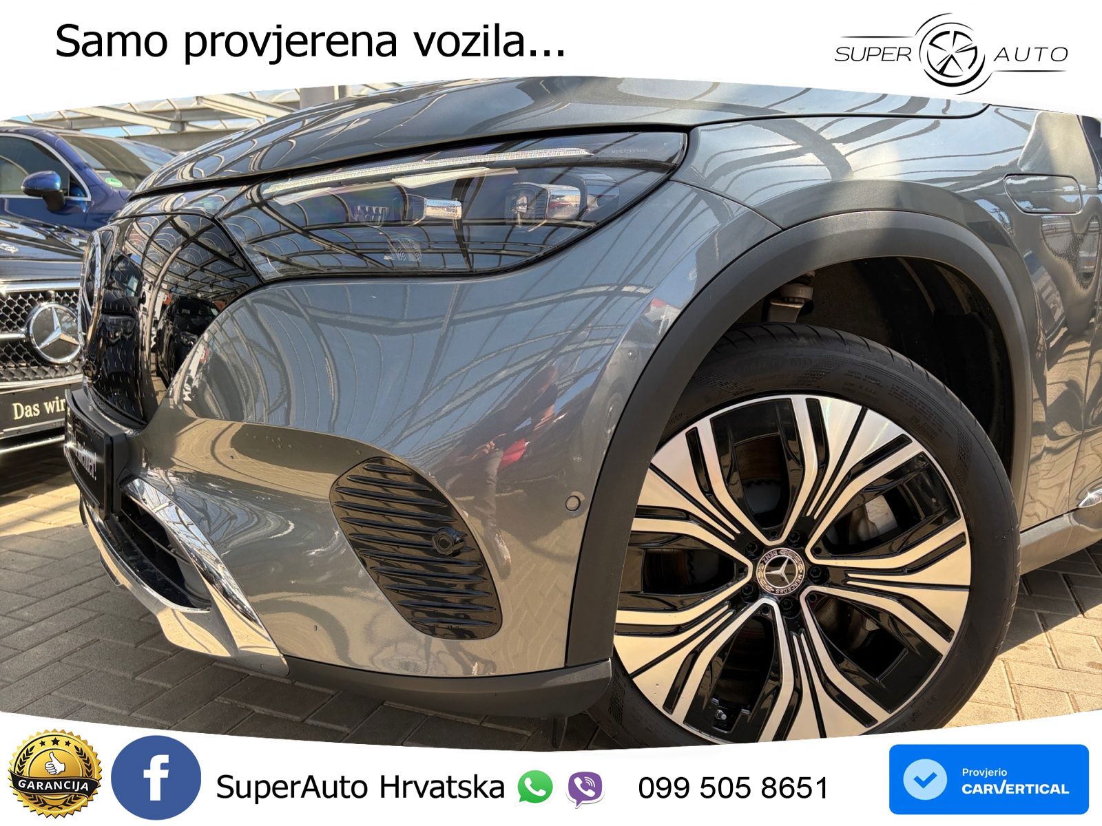 Mercedes EQE SUV 300 100 kWh (245 KS) ACC+GR SJED+360+PANO
