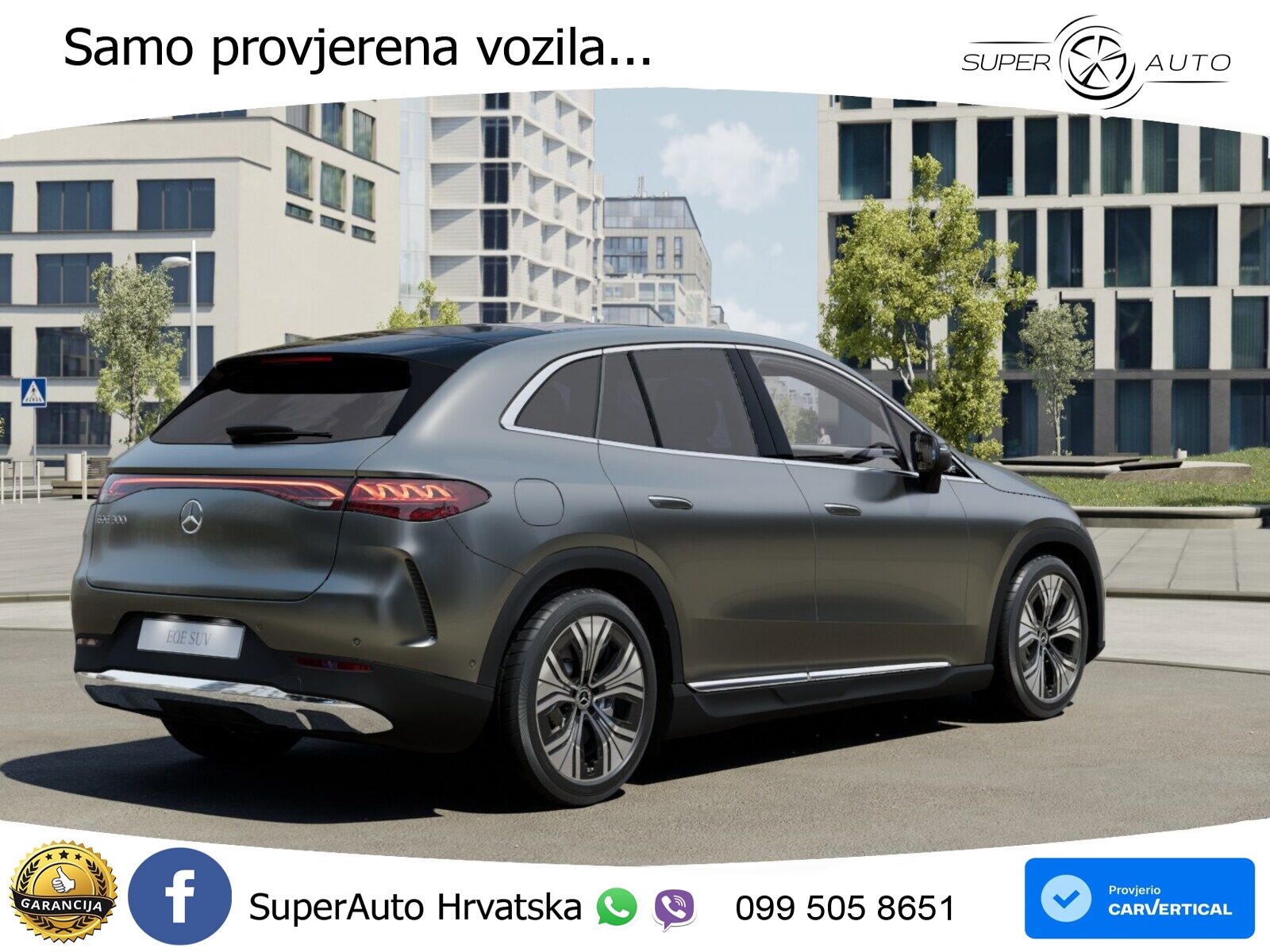 Mercedes EQE SUV 300 100 kWh (245 KS) ACC+GR SJED+360+PANO