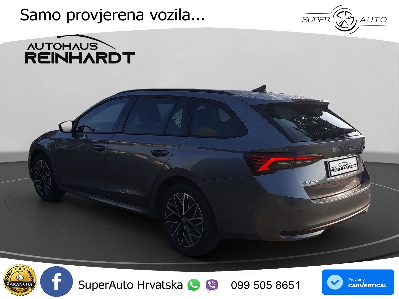 Škoda Octavia Combi 2.0 TDI (150 KS) DSG LED+GR SJED+ACC