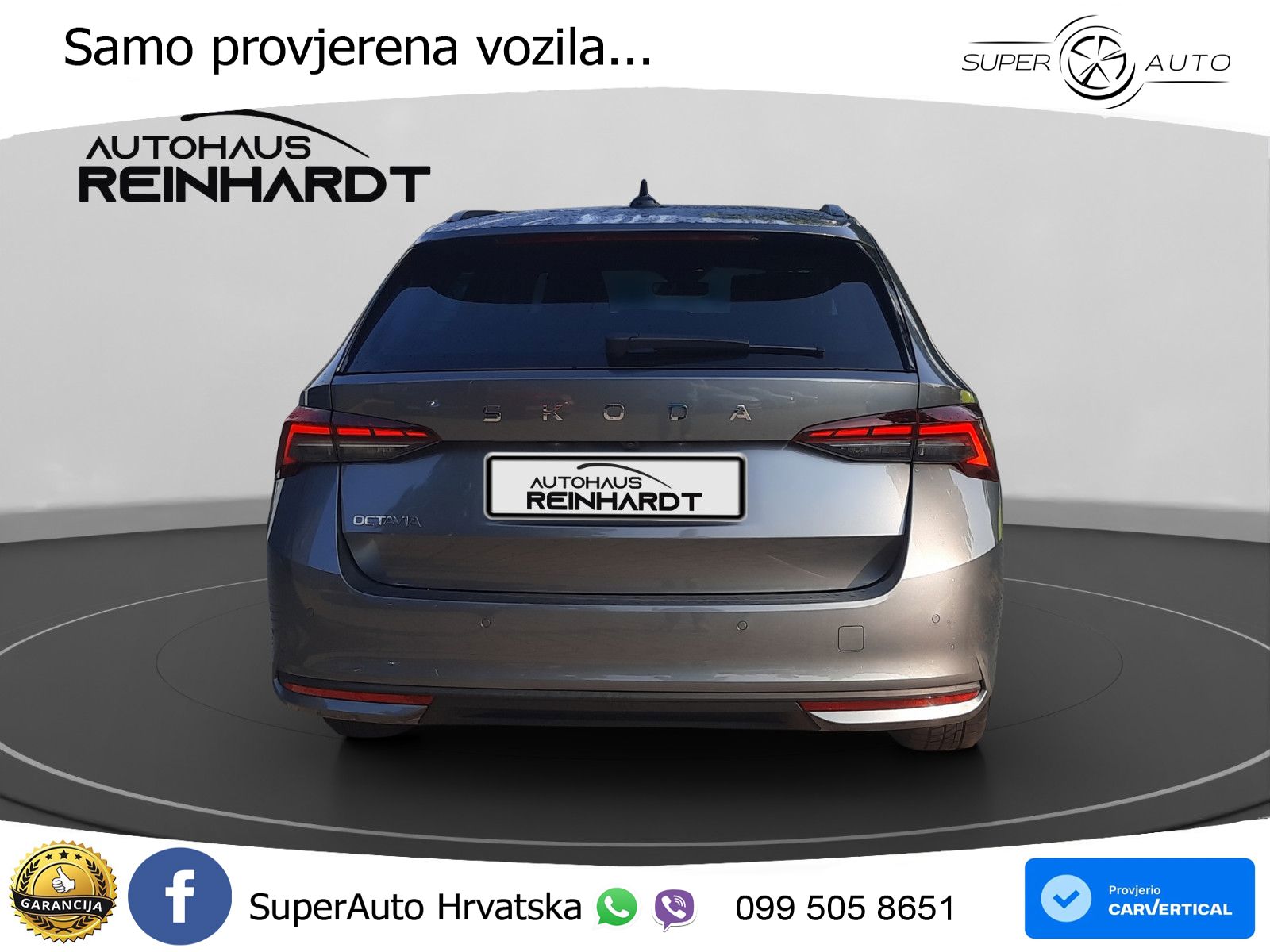 Škoda Octavia Combi 2.0 TDI (150 KS) DSG LED+GR SJED+ACC