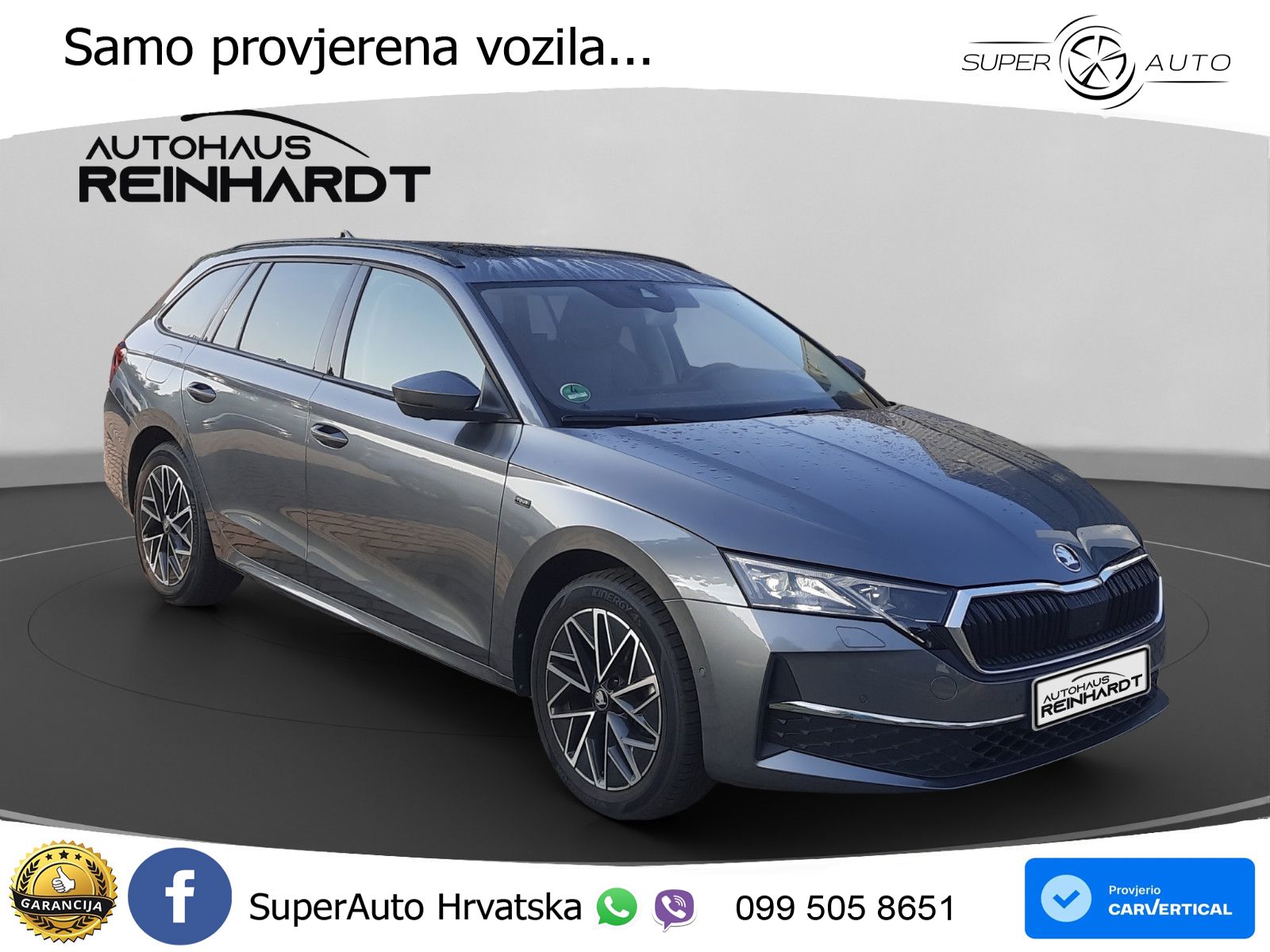 Škoda Octavia Combi 2.0 TDI (150 KS) DSG LED+GR SJED+ACC