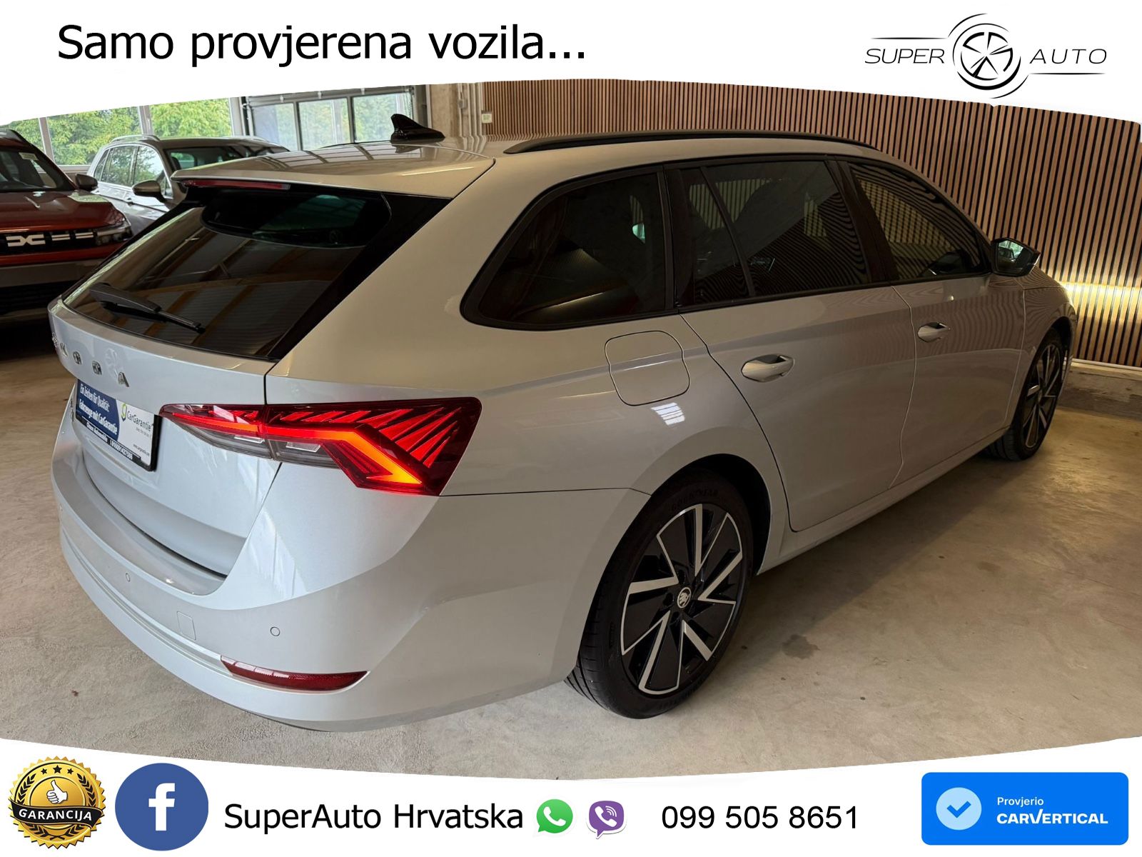 Škoda Octavia Combi 2.0 TDI (150 KS) DSG LED+GR SJED+ACC