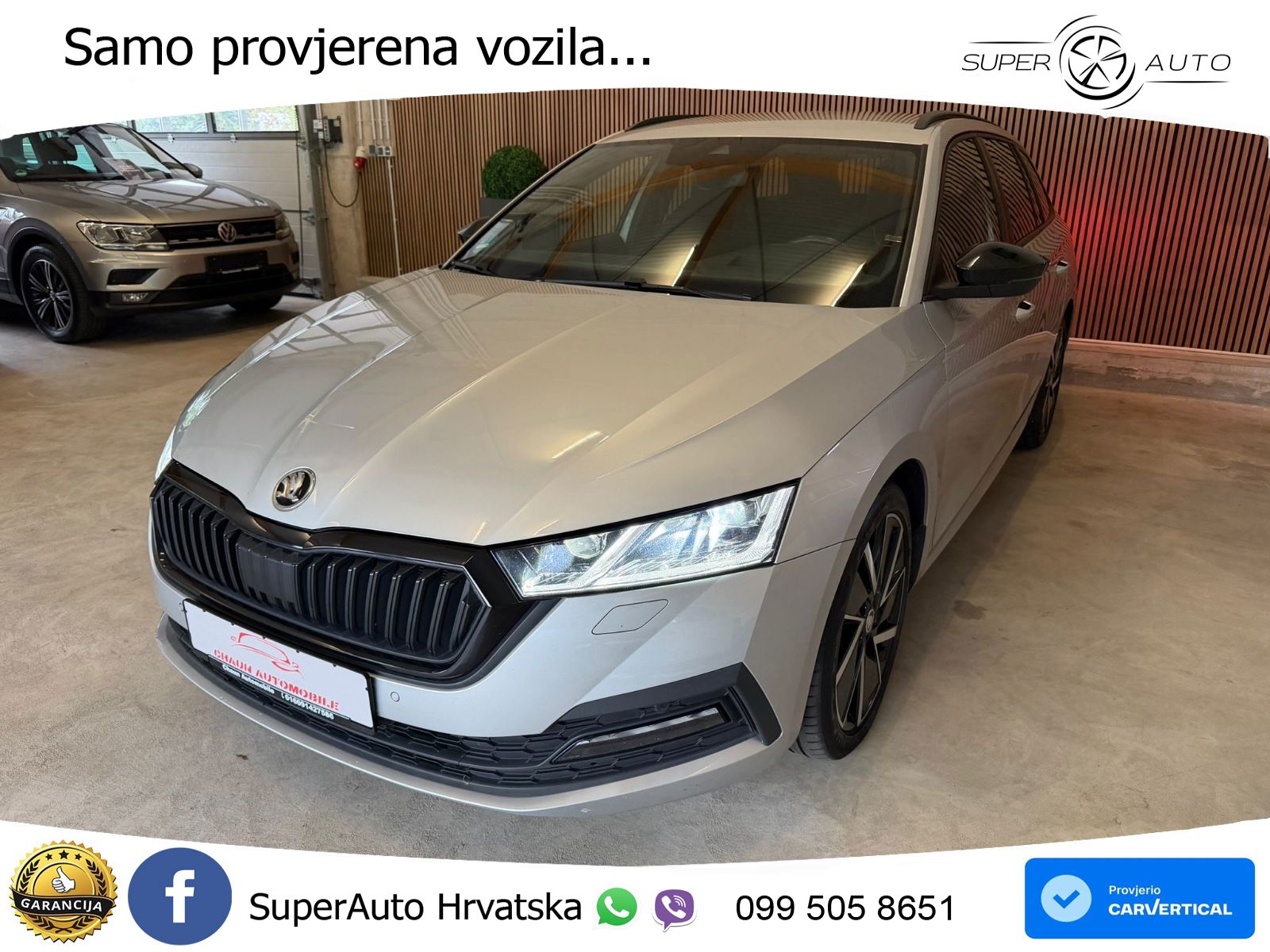 Škoda Octavia Combi 2.0 TDI (150 KS) DSG LED+GR SJED+ACC