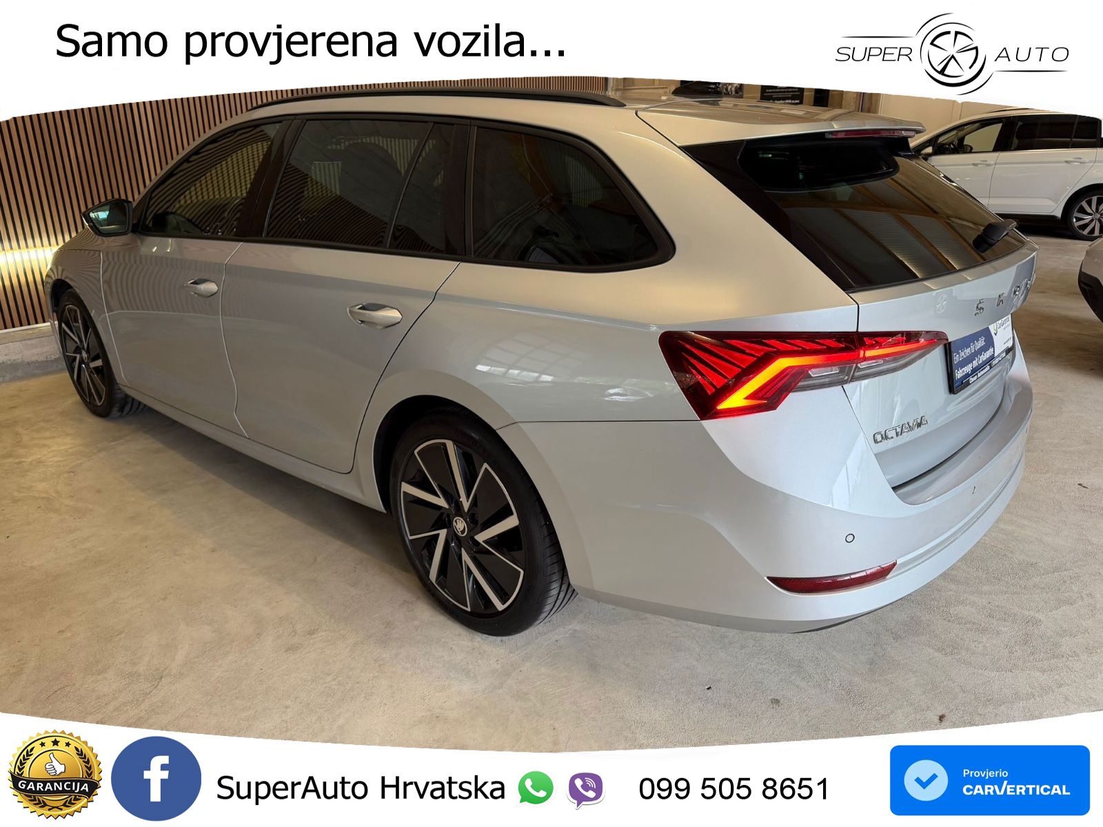 Škoda Octavia Combi 2.0 TDI (150 KS) DSG LED+GR SJED+ACC
