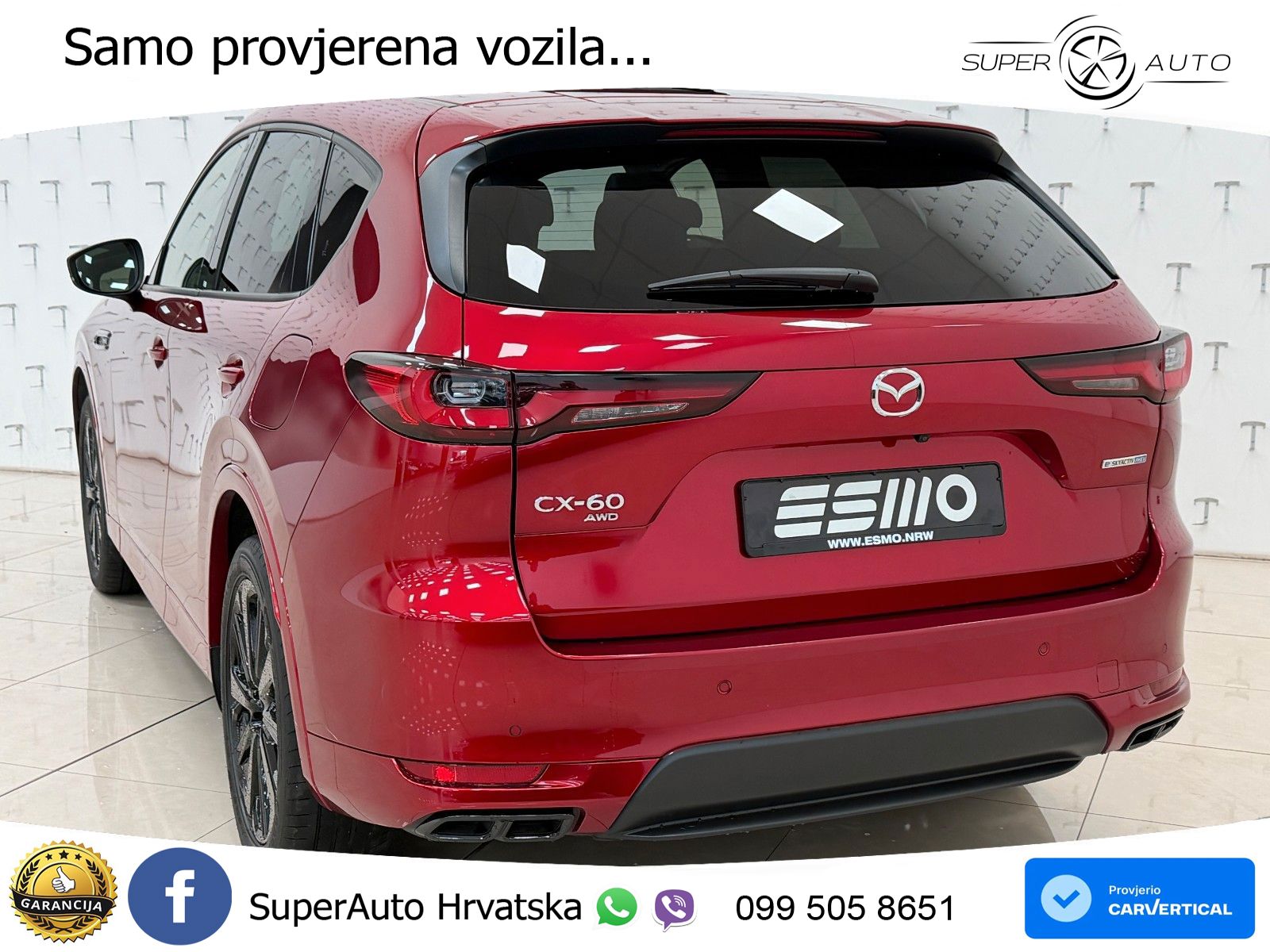 Mazda CX-60 2.5 e-Skyactiv (328 KS) AWD Automatic MATRIX+GR SJED+KAM