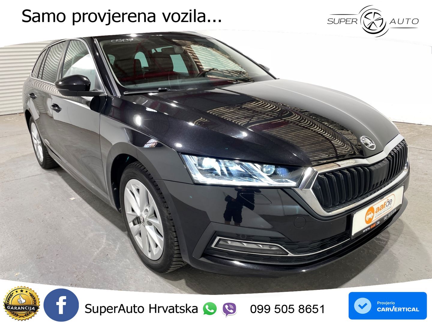 Škoda Octavia Combi 2.0 TDI (150 KS) DSG LED+GR SJED+ACC