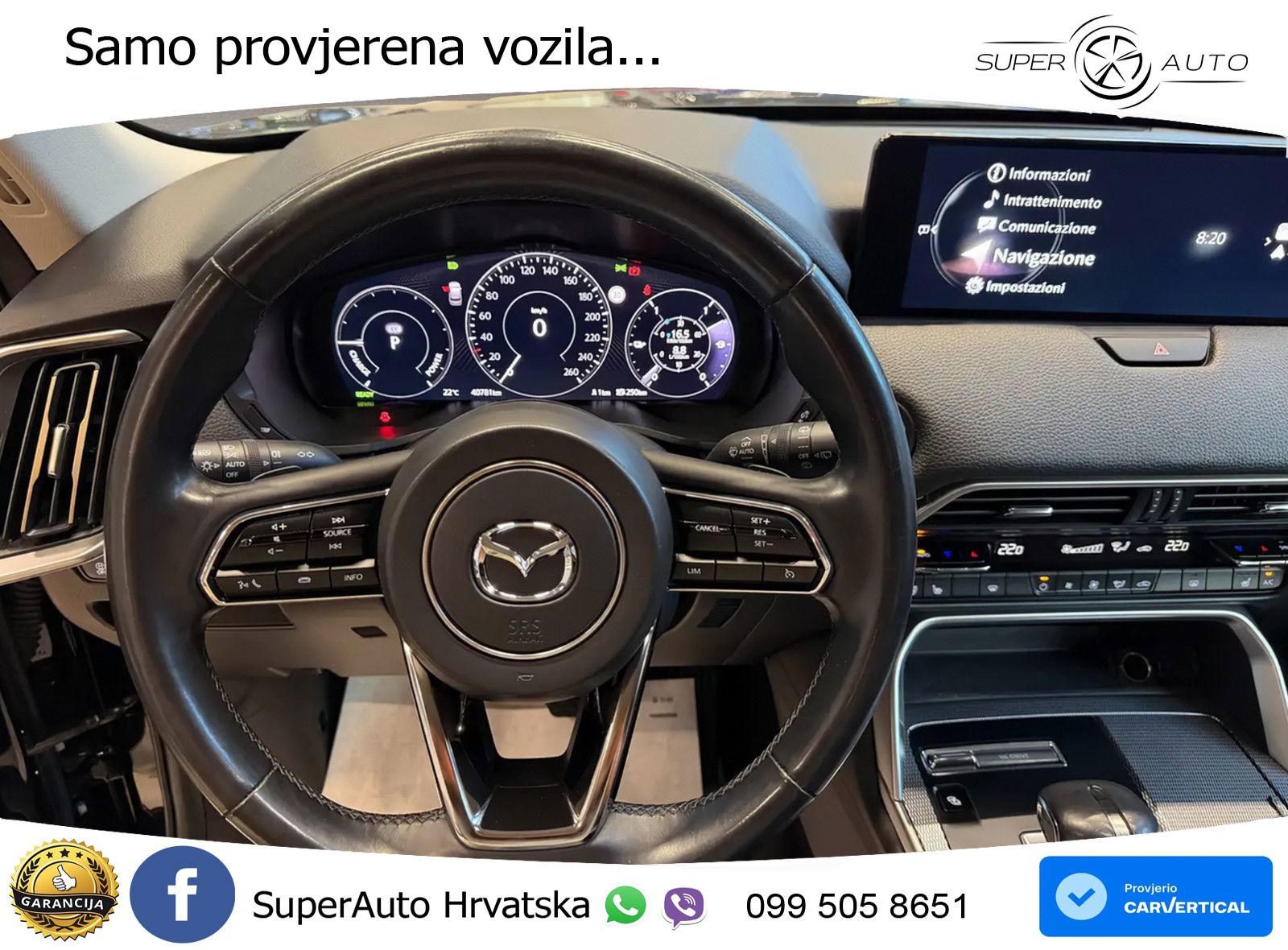 Mazda CX-60 2.5 e-Skyactiv (328 KS) AWD Automatic LED+GR SJED+ACC