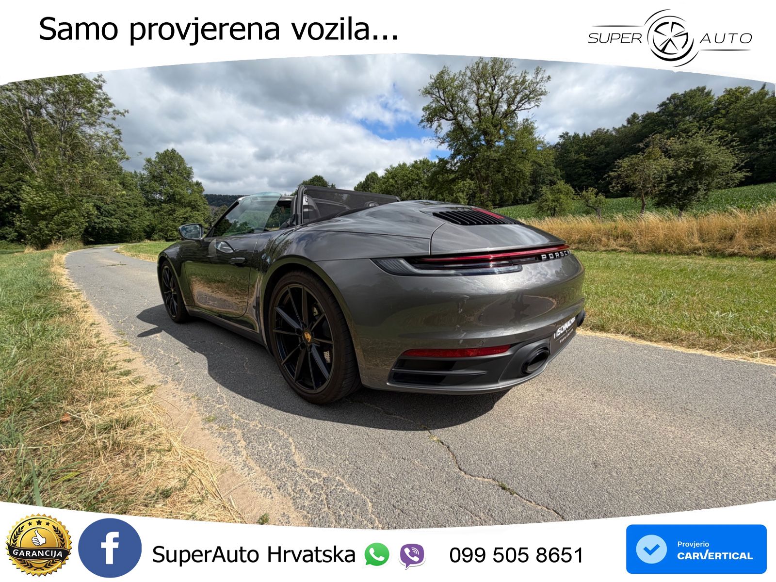 Porsche 911 Carrera Cabriolet 3.0 (385 KS) PDK ZRAČNI+ACC+GR SJED+KAM