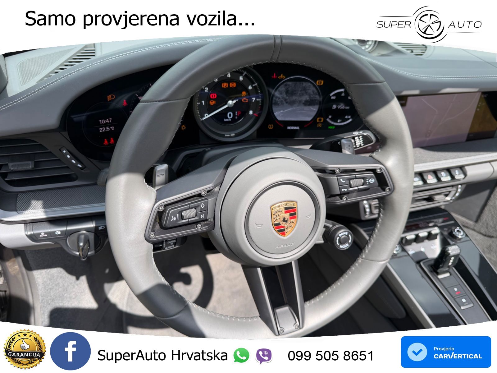 Porsche 911 Carrera Cabriolet 3.0 (385 KS) PDK ZRAČNI+ACC+GR SJED+KAM