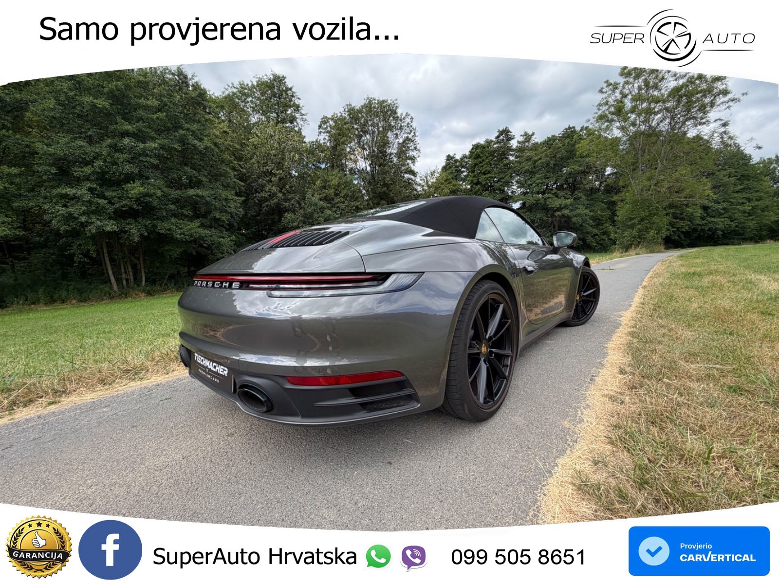 Porsche 911 Carrera Cabriolet 3.0 (385 KS) PDK ZRAČNI+ACC+GR SJED+KAM