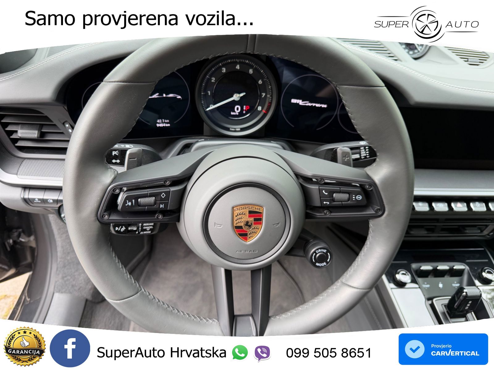 Porsche 911 Carrera Cabriolet 3.0 (385 KS) PDK ZRAČNI+ACC+GR SJED+KAM