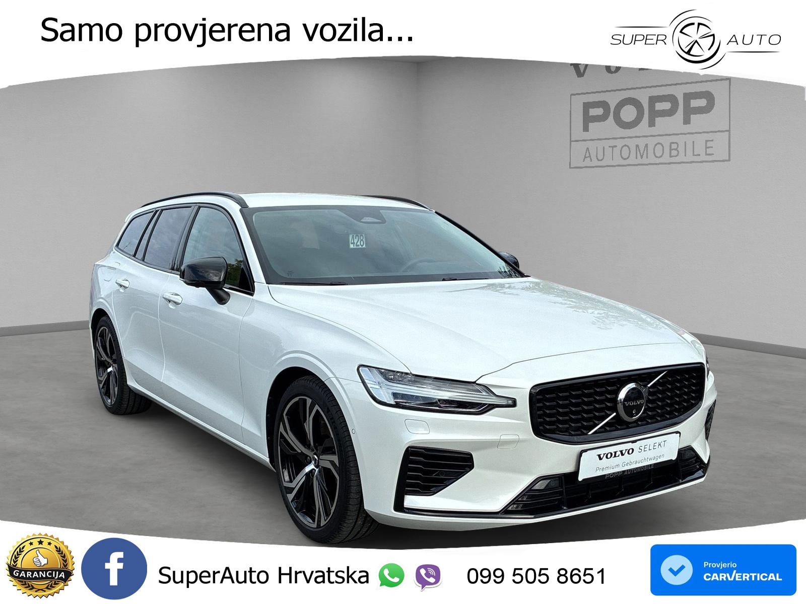 Volvo V60 2.0 T8 AWD Geartronic LED+GR SJED+ACC